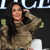 Kim Kardashian West of 'The Justice Project' speaks onstage during the 2020 Winter TCA Tour Day 12 at The Langham Huntington, Pasadena on January 18, 2020 in Pasadena, California. (Photo by David Livingston/Getty Images)