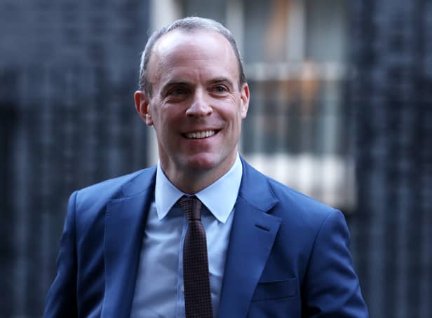 <p>A third formal complaint against Dominic Raab is due to be included in an investigation into claims of ‘bullying’ behaviour</p>