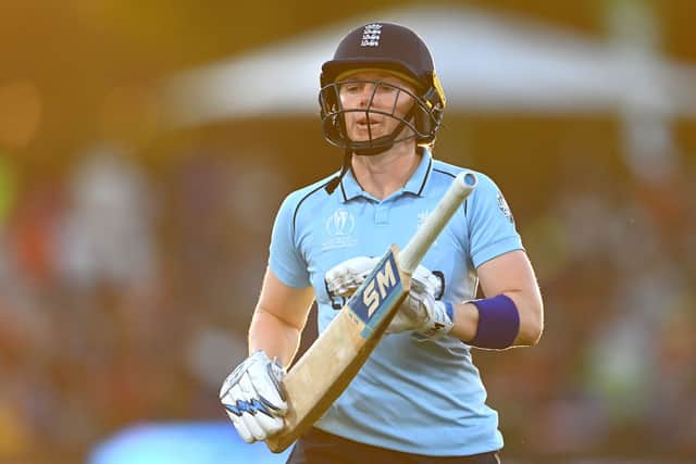 Heather Knight plays cricket for England. Photo by Hannah Peters/Getty Images. 