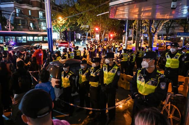 Protests have erupted across China against the ruling Communist Party in anger over the country’s zero-Covid policy (Photo: Getty Images)