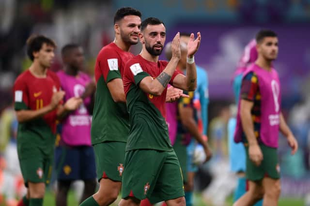 Bruno Fernandes scored twice to secure a win for Portugal. (Credit: Getty Images