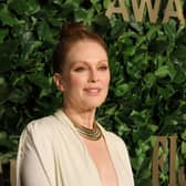 Julianne Moore dazzles in all-white at The 2022 Gotham Awards. (Photo by Mike Coppola/Getty Images for The Gotham Film & Media Institute)
