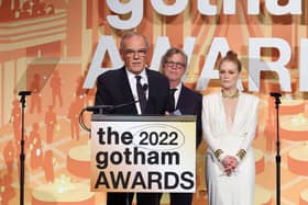 Julianne Moore embracing the all-white trend at The 2022 Gotham Awards. (Photo by Mike Coppola/Getty Images for The Gotham Film & Media Institute)