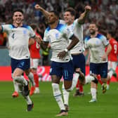 Rashford secured England’s place at the top of Group B with a brace on the night against Wales. (Credit: Getty Images)