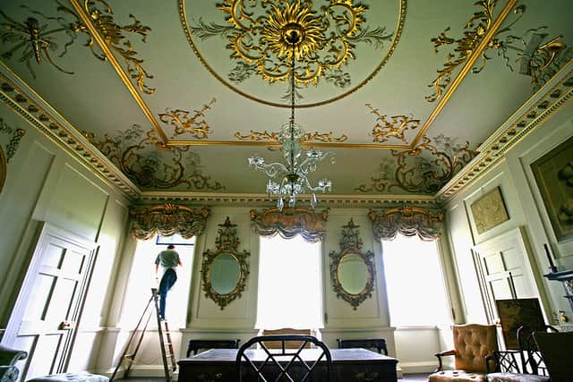 Dumfries House has famously ornate interiors in the rococo style (image: Getty Images)