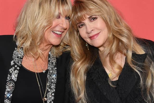 Honorees Christine McVie (L) and Stevie Nicks of music group Fleetwood Mac attend MusiCares Person of the Year honoring Fleetwood Mac at Radio City Music Hall on January 26, 2018 in New York City.  (Photo by Dia Dipasupil/Getty Images )