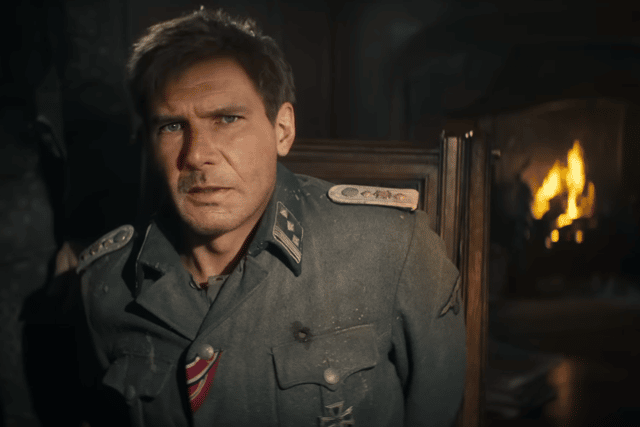 Harrison Ford de-aged as Indiana Jones and The Dial of Destiny trailer (LucasFilm)