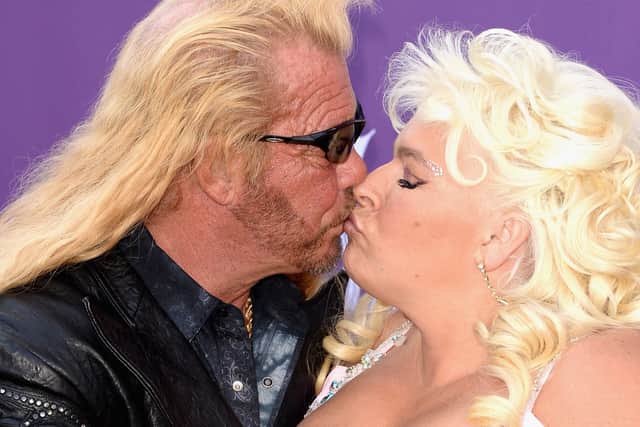 Dog the Bounty Hunter (L) and Beth Chapman at the 48th Annual Academy of Country Music Awards in Las Vegas, 2013 (Photo: Getty Images)