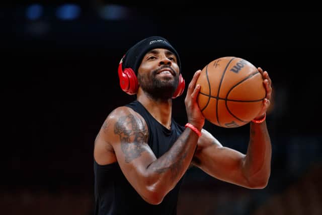 Kyrie Irving was suspended by the Brooklyn Nets in November (image: Getty Images)
