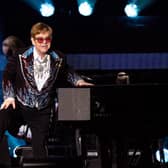 Sir Elton John performs onstage during the Farewell Yellow Brick Road tour at Dodger Stadium in Los Angeles (Photo: Getty Images)
