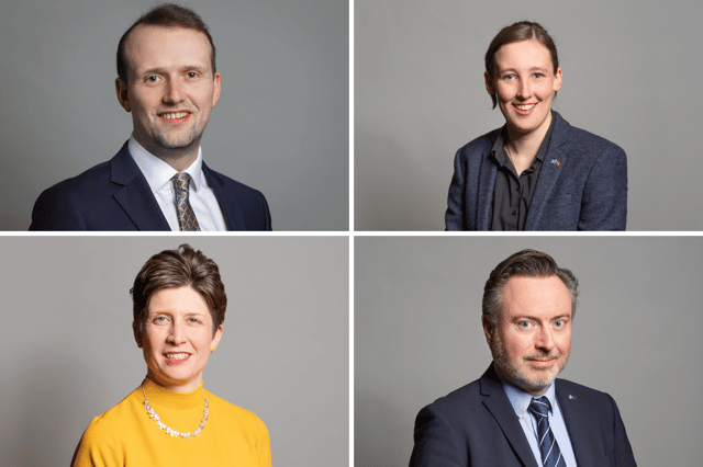 Stephen Flynn, Mhairi Black, Alison Thewliss and Alyn Smith are all possible candidates to replace Ian Blackford as SNP Westminster leader. (Credit: Parliament)