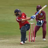 Nat Sciver against West Indies in their last series in 2020