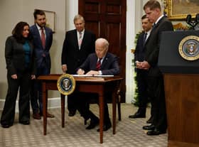 President Joe Biden has signed legislation to prevent a national railroad strike in the United States, which may have crippled the American economy. (Pic: Getty)