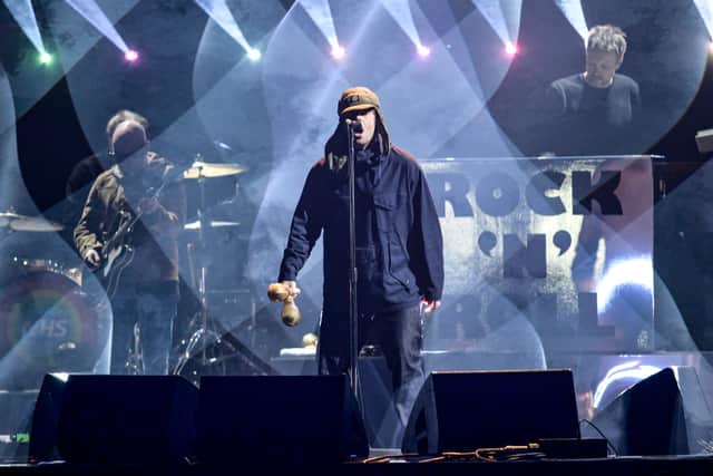 Liam Gallagher performs at London’s O2 Arena