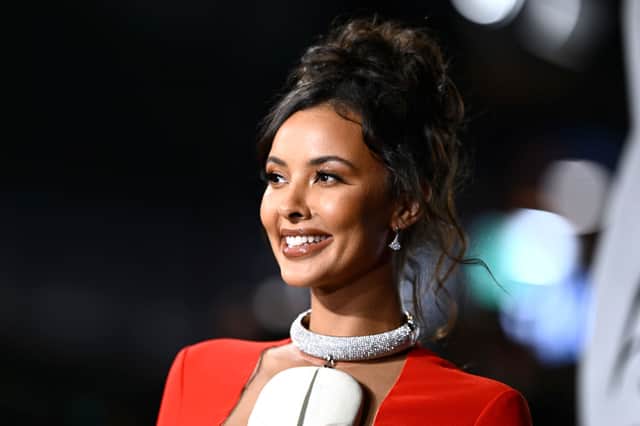 Maya Jama is hot news for many reasons at the moment. She looked incredible at the 2022 British Fashion awards, she is rumoured to have reconciled with Stormzy and is the new host of Love Island. (Photo by Gareth Cattermole/Getty Images for Disney)