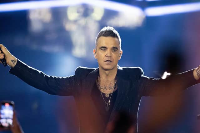 Robbie Williams is set to headline 2023 concert at Sandringham. (Photo by Andreas Rentz/Getty Images)
