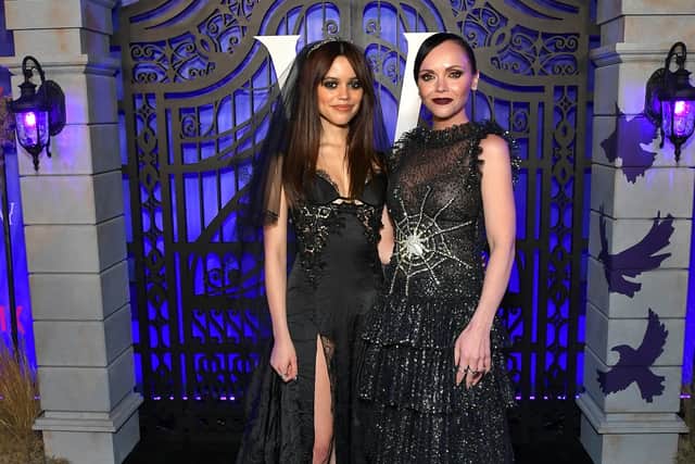 Jenna Ortega and Christina Ricci attend the world premiere of Netflix’s “Wednesday” (Photo: Getty Images for Netflix)