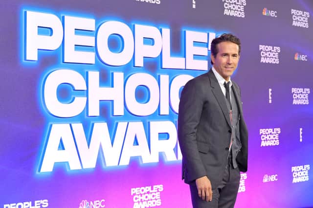 I can't help but gush over Ryan Reynold's acceptance speech at the awards ceremony. (Photo by Amy Sussman/Getty Images )