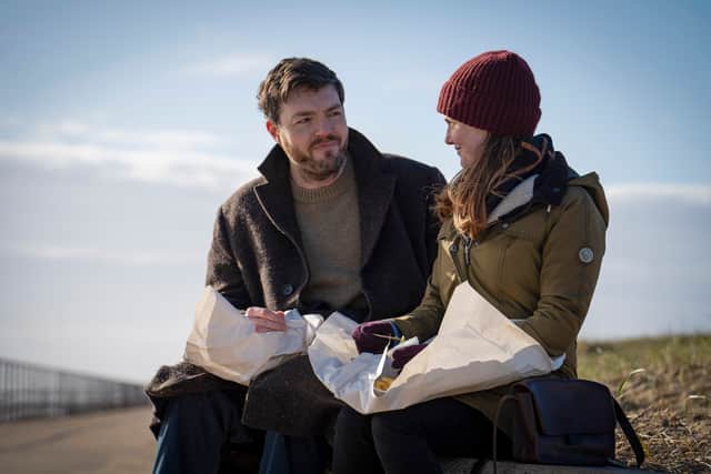Tom Burke and Holliday Grainger in Troubled Blood