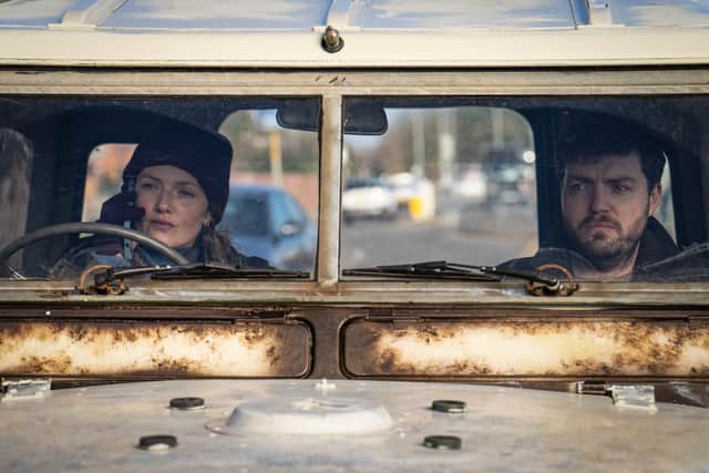 Tom Burke and Holliday Grainger in Troubled Blood