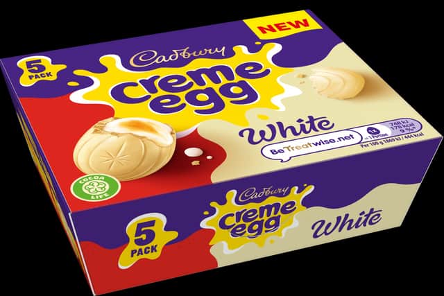 The brand new recipe features the unique Creme Egg gooey centre (Photo: Cadbury)