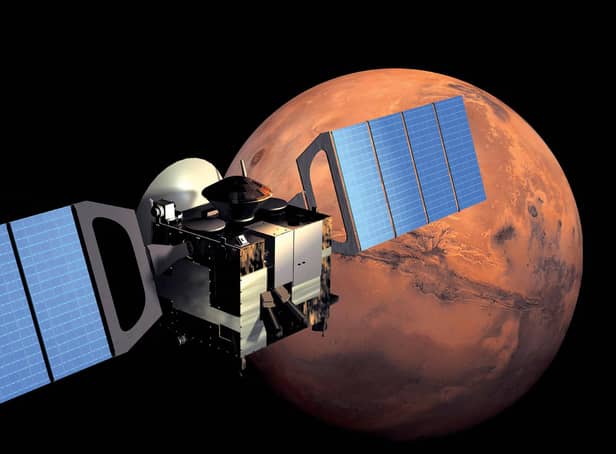 A rare sight will be visible on Thursday morning as the moon will travel in front of Mars, and it will all be visible without any equipment. (Credit: Getty Images)