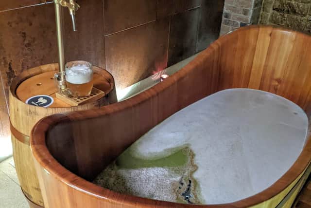 The beer spa experience at Purkmistr brewery (Photo: Nick Mitchell)