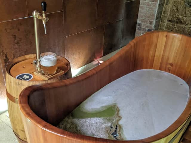 The beer spa experience at Purkmistr brewery (Photo: Nick Mitchell)