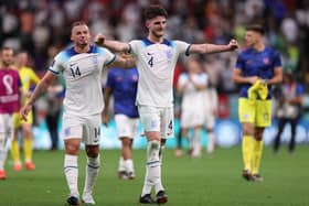  Declan Rice missed England training on Wednesday with illness. (Getty Images)