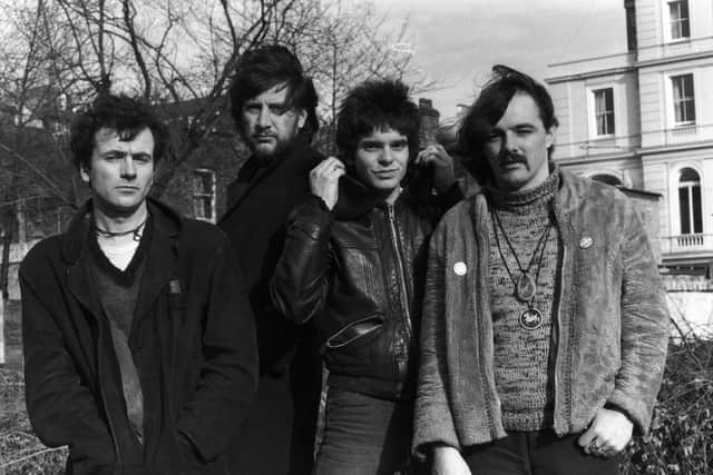 The Stranglers - from left to right, Hugh Cornwell, Jet Black, Jean Jacques Burnel and Dave Greenfield (Photo: Getty Images)
