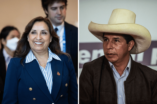Dina Boluarte is Peru’s first female president after former leader Pedro Castillo was impeached and arrested. (Credit: Getty images)