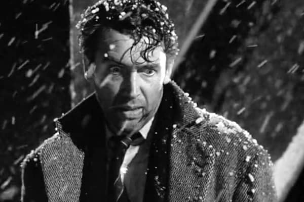 Jimmy Stewart stars in It's A Wonderful Life as George Bailey (Pic:Jimmy Stewart/Republic Pictures)
