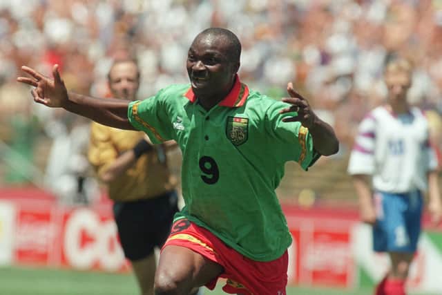 Roger Milla is the oldest goalscorer in World Cup history. (Getty Images)
