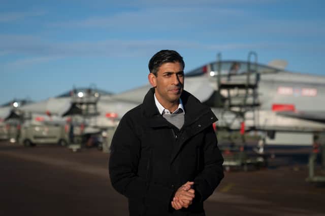  Prime Minister Rishi Sunak said  “many” Armed Forces personnel will miss their Christmas as a result of covering public services strikes. Credit: PA