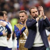 Gareth Southgate applauds fans following 2-1 defeat to France