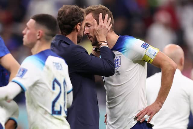 Southgate consoles Harry Kane following France defeat