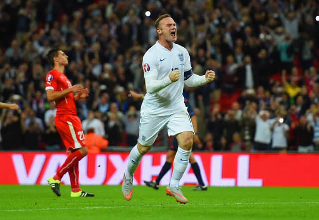 Wayne Rooney for England in 2015