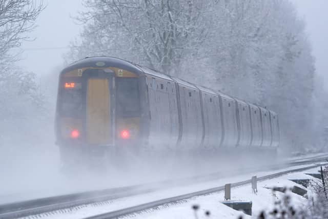 Services run by Greater Anglia, South Western Railway and Southern are experiencing disruption (Photo: PA)