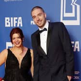 Roxanne Hoyle and Mark Hoyle attend the British Independent Film Awards at Old Billingsgate. (Pic: Getty)