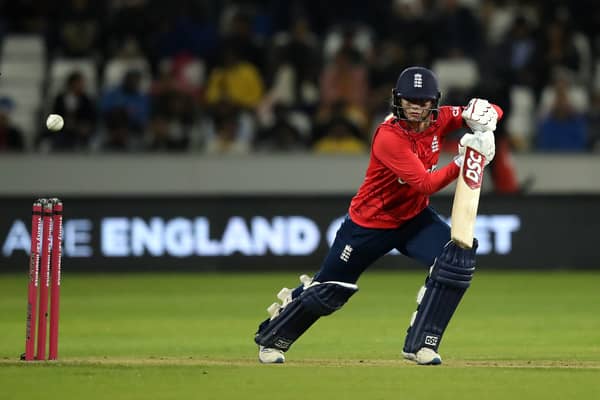 England’s Danni Wyatt scored 59* against West Indies