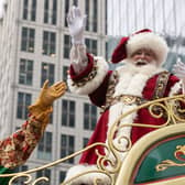 Santa Claus waves during the Macy’s Thanksgiving Day Parade in New York City (Photo: AFP via Getty Images)