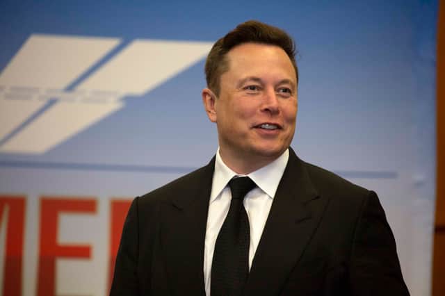 Elon Musk was booed on stage after being invited to join Dave Chappelle during his San Francisco standup gig. (Credit: Getty Images)