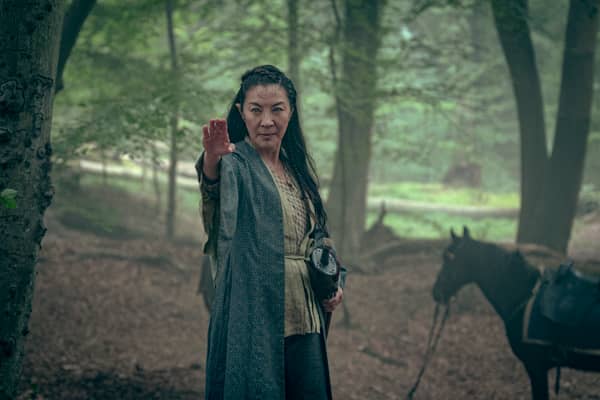 Michelle Yeoh as Scian in The Witcher: Blood Origin (Credit: Susie Allnutt)
