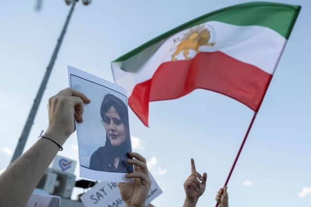 Iran's nationwide protests were sparked when Mahsa Amini died in police custody after being arrested for allegedly breaking the country’s strict hijab rules. Credit: Getty Images