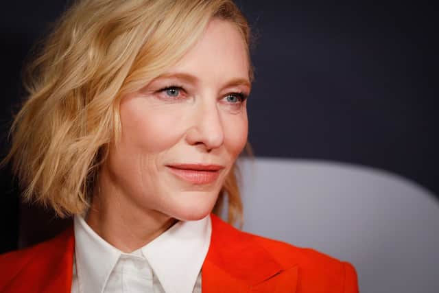 Cate Blanchett poses at a special screening for Tar in Sydney, Australia (Photo: Getty Images)