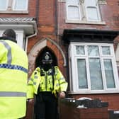 Police activity at a property in Clarence Road, Handsworth, Birmingham, where West Midlands Police are investigating the death of a child and have begun searching a garden.
