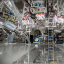 There has been a major breakthrough in the bid to harness fusion - the energy that powers the sun and stars, pictured is the target chamber of LLNL’s National Ignition Facility.