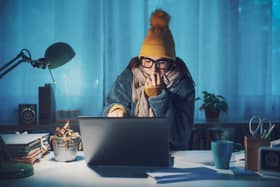 Cold weather and the cost of living crisis mean it’s expensive to stay warm if working from home (Adobe Stock)