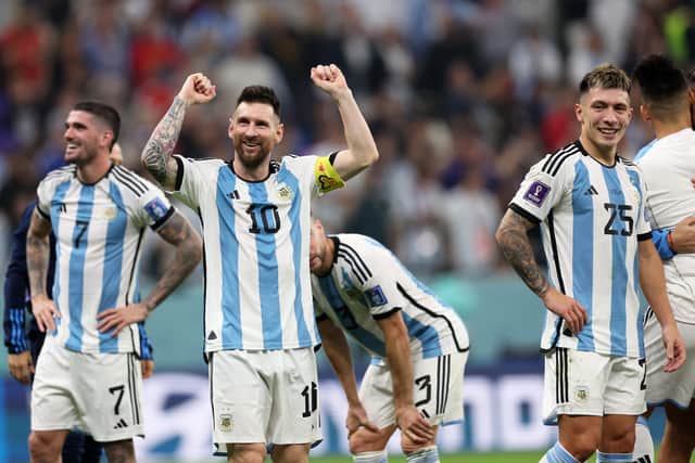 Lionel Messi was the star in a resounding 3-0 victory for Argentina. (Getty Images)