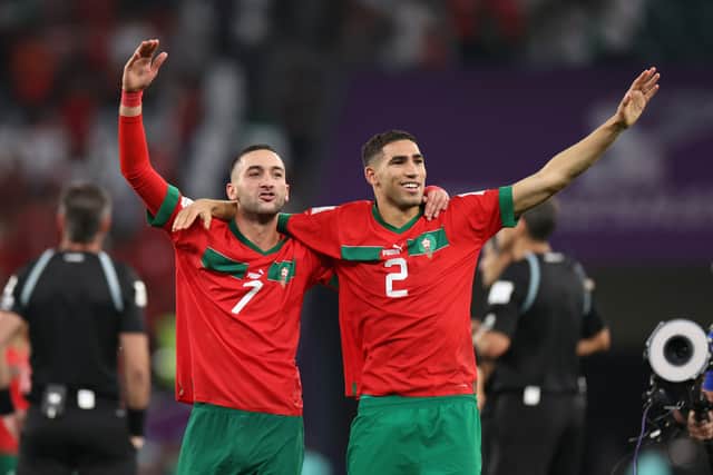 Morocco are the first African team in history to reach the World Cup semi-final. (Getty Images)